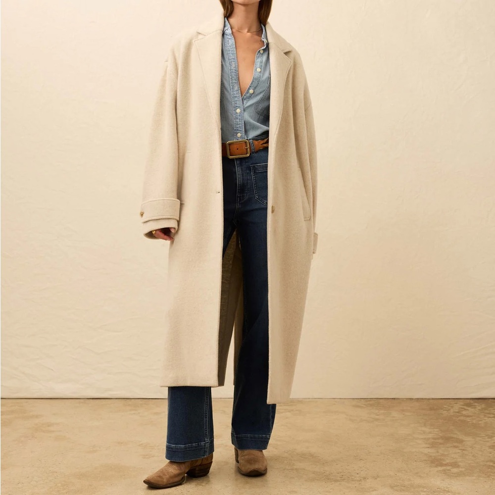 FAHERTY Atlantic Knit Coat - Oat Melange - S